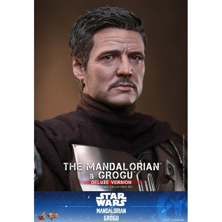 Hot Toys Star Wars - Il Mandaloriano e Grogu (Versione Deluxe) MMS 1/6 - Star Wars: Il Mandaloriano e Grogu