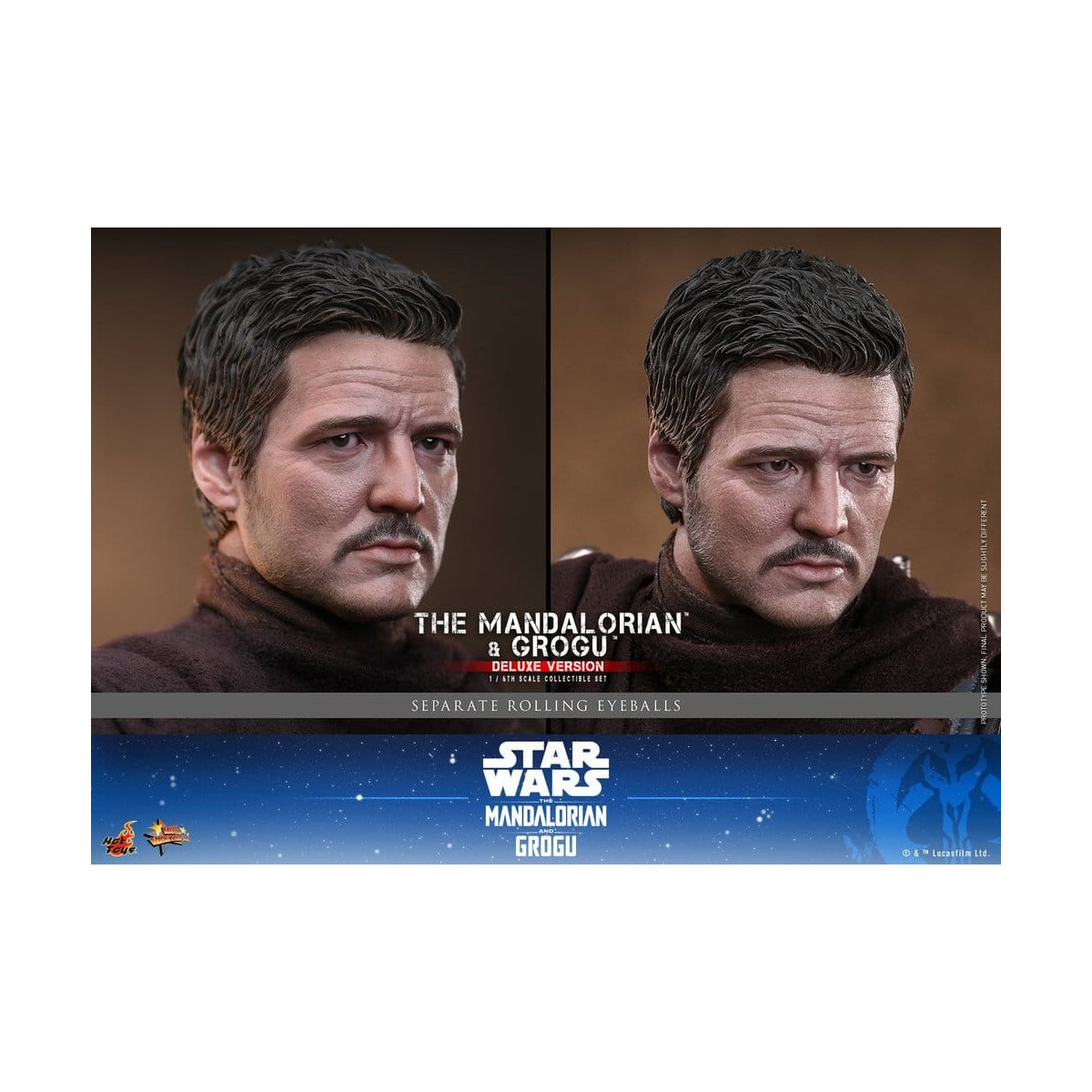 Hot Toys Star Wars - Il Mandaloriano e Grogu (Versione Deluxe) MMS 1/6 - Star Wars: Il Mandaloriano e Grogu