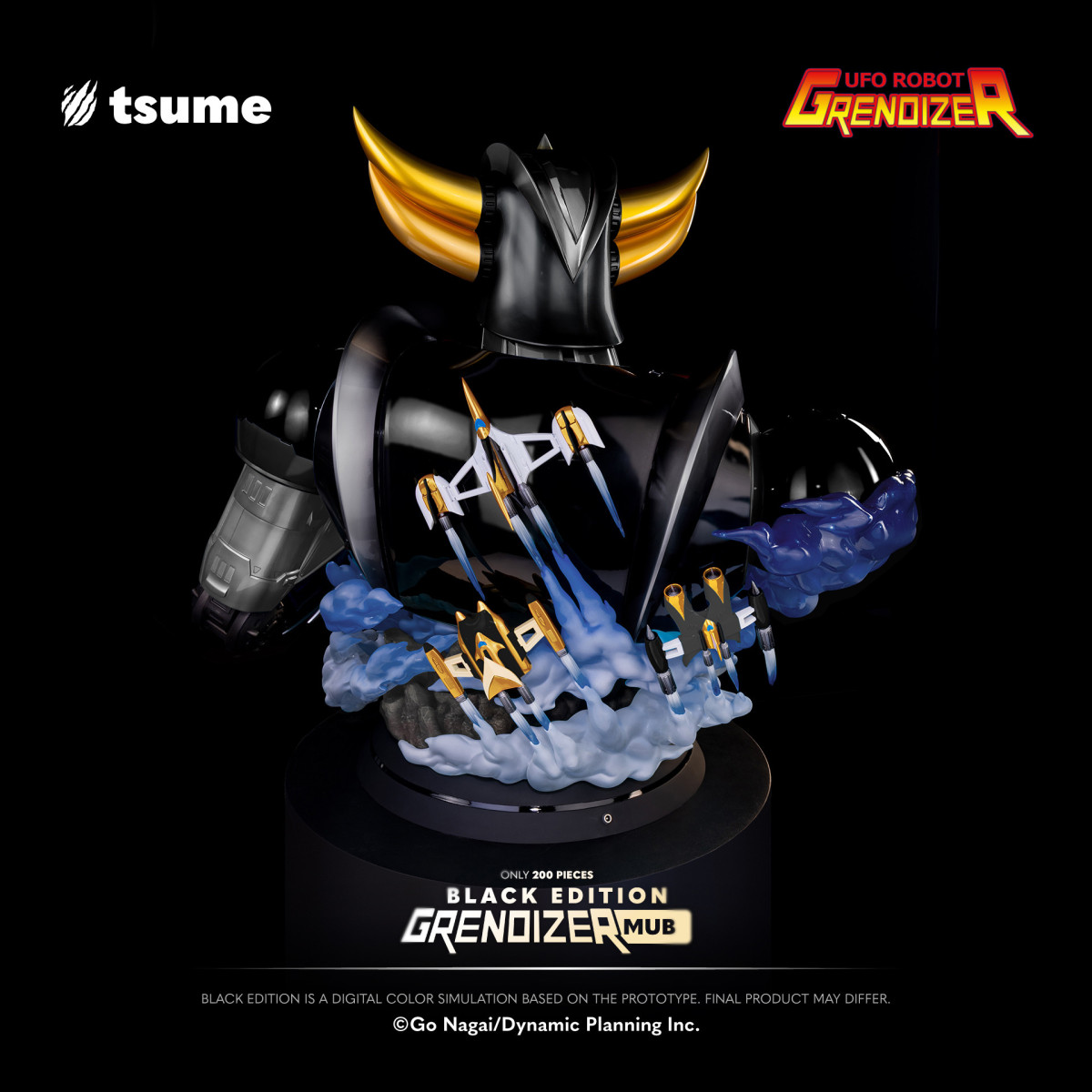 Tsume Grendizer Goldrake (Grendizer) Il mio busto definitivo - MUB Edizione Nera