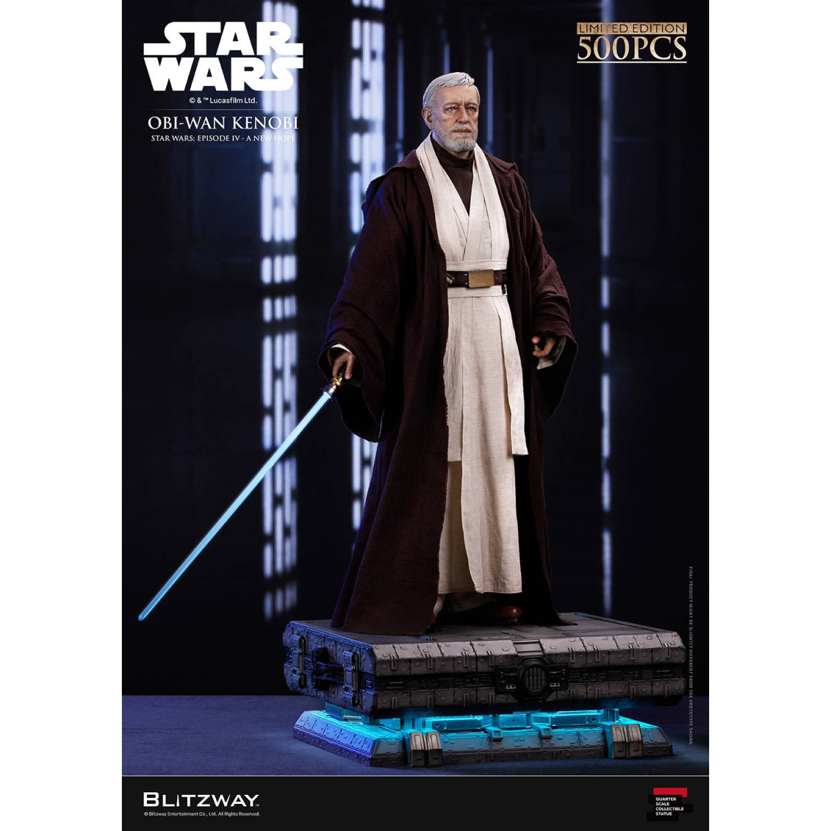 Blitzway Superb Scale Statue - Obi-Wan Kenobi 1/4 - Star Wars Episodio IV