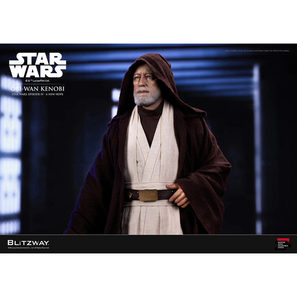 Blitzway Superb Scale Statue - Obi-Wan Kenobi 1/4 - Star Wars Episodio IV
