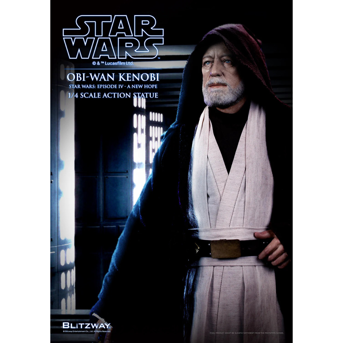 Blitzway Superb Scale Statue - Obi-Wan Kenobi 1/4 - Star Wars Episodio IV