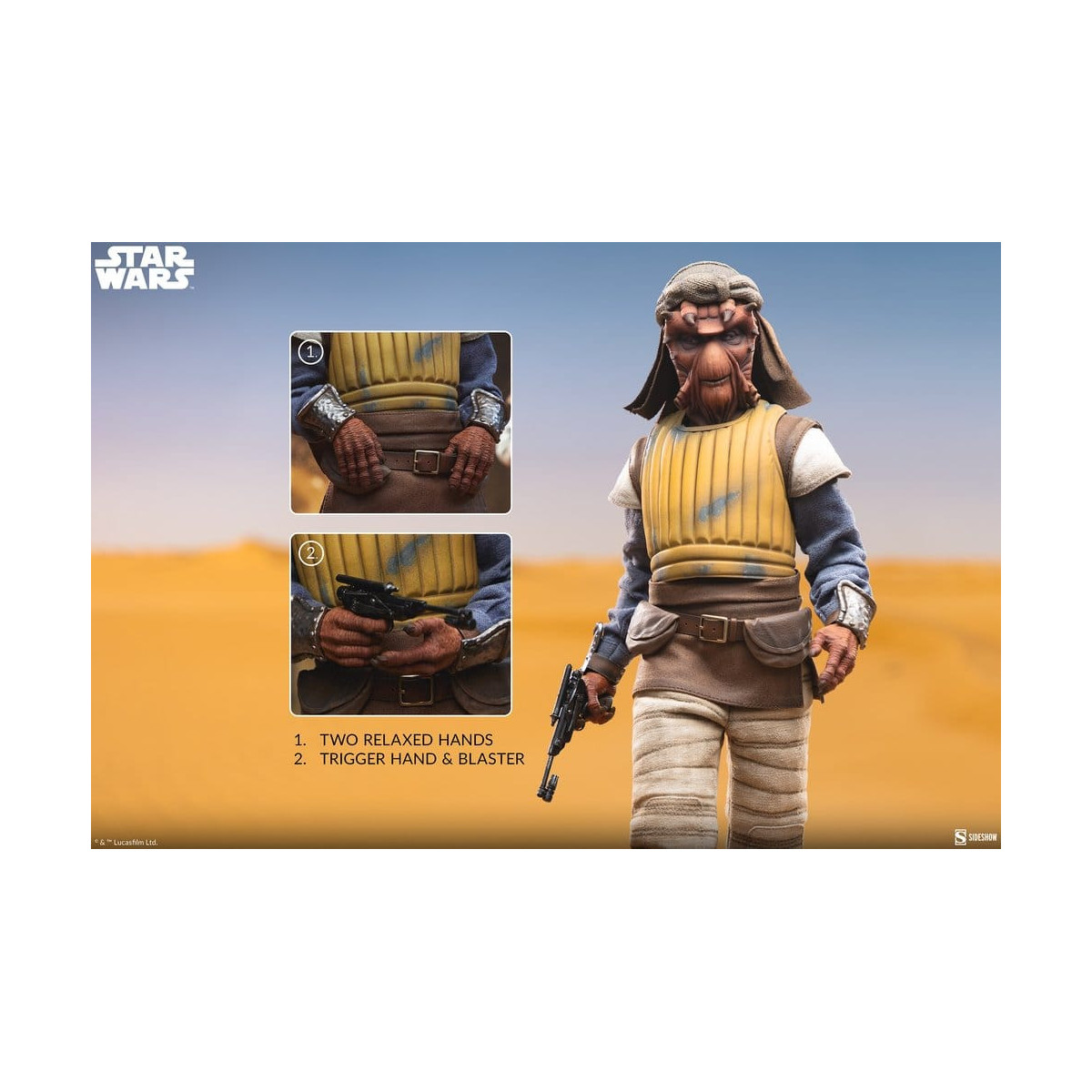 Sideshow Star Wars - Wizam 1/6 Feccia e malvagità - Il ritorno dello Jedi
