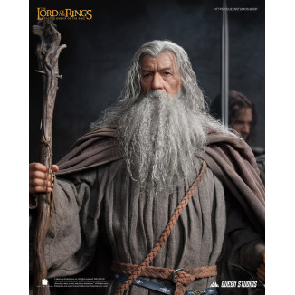 Queen Studios - Statua in scala 1/3 di Gandalf il Grigio - Il Signore degli Anelli: La Compagnia dell'Anello