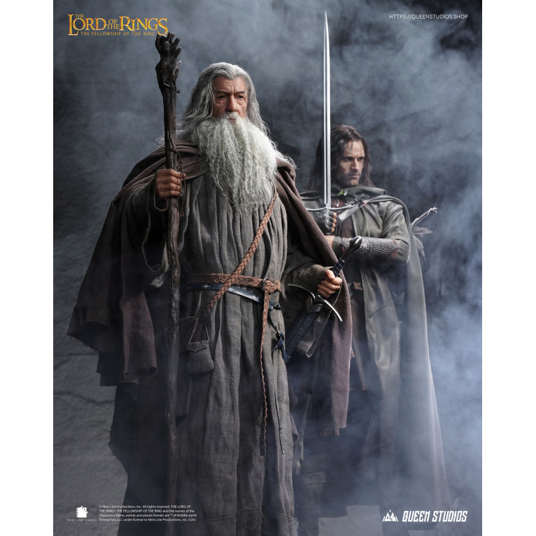 Queen Studios - Statua in scala 1/3 di Gandalf il Grigio - Il Signore degli Anelli: La Compagnia dell'Anello