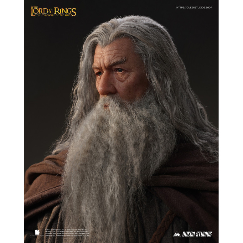 Queen Studios - Statua in scala 1/3 di Gandalf il Grigio - Il Signore degli Anelli: La Compagnia dell'Anello