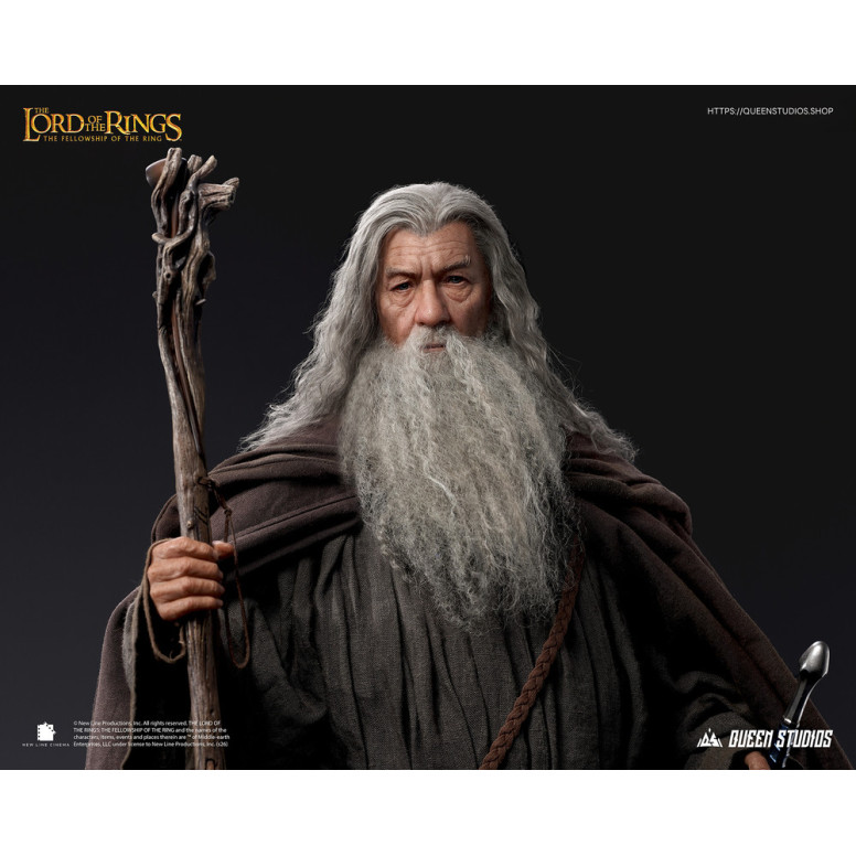 Queen Studios - Statua in scala 1/3 di Gandalf il Grigio - Il Signore degli Anelli: La Compagnia dell'Anello
