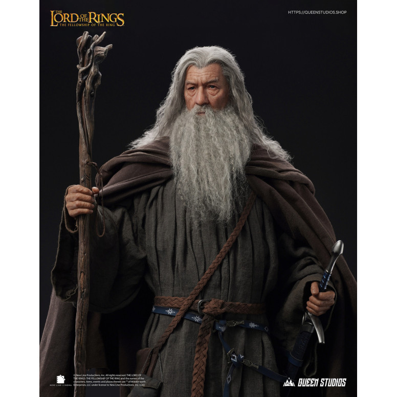 Queen Studios - Statua in scala 1/3 di Gandalf il Grigio - Il Signore degli Anelli: La Compagnia dell'Anello