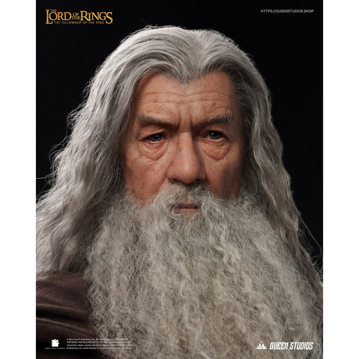Queen Studios - Statua in scala 1/3 di Gandalf il Grigio - Il Signore degli Anelli: La Compagnia dell'Anello