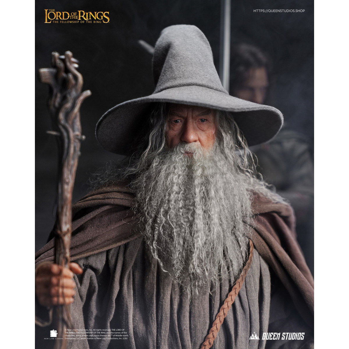 Queen Studios - Statua in scala 1/3 di Gandalf il Grigio - Il Signore degli Anelli: La Compagnia dell'Anello