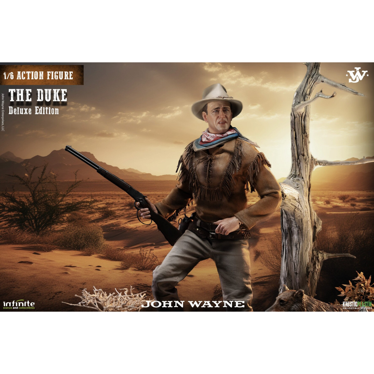 Statua Infinita X Kaustic Plastik - John Wayne Il Duca Edizione Deluxe 1/6