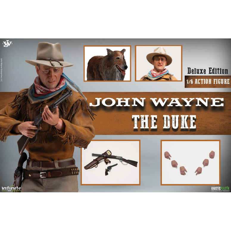 Statua Infinita X Kaustic Plastik - John Wayne Il Duca Edizione Deluxe 1/6