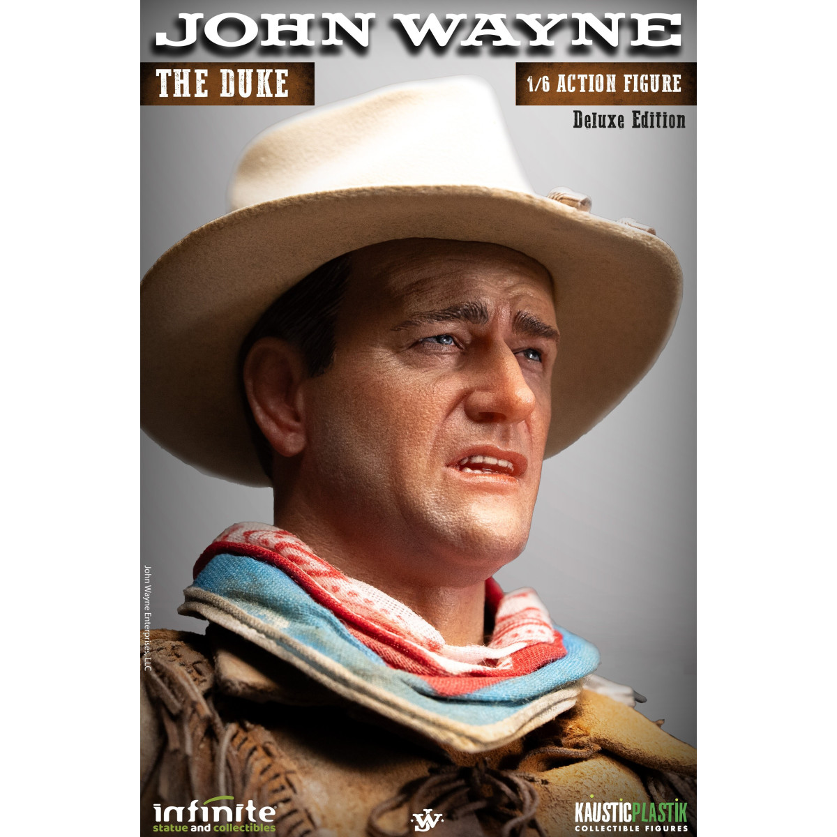 Statua Infinita X Kaustic Plastik - John Wayne Il Duca Edizione Deluxe 1/6