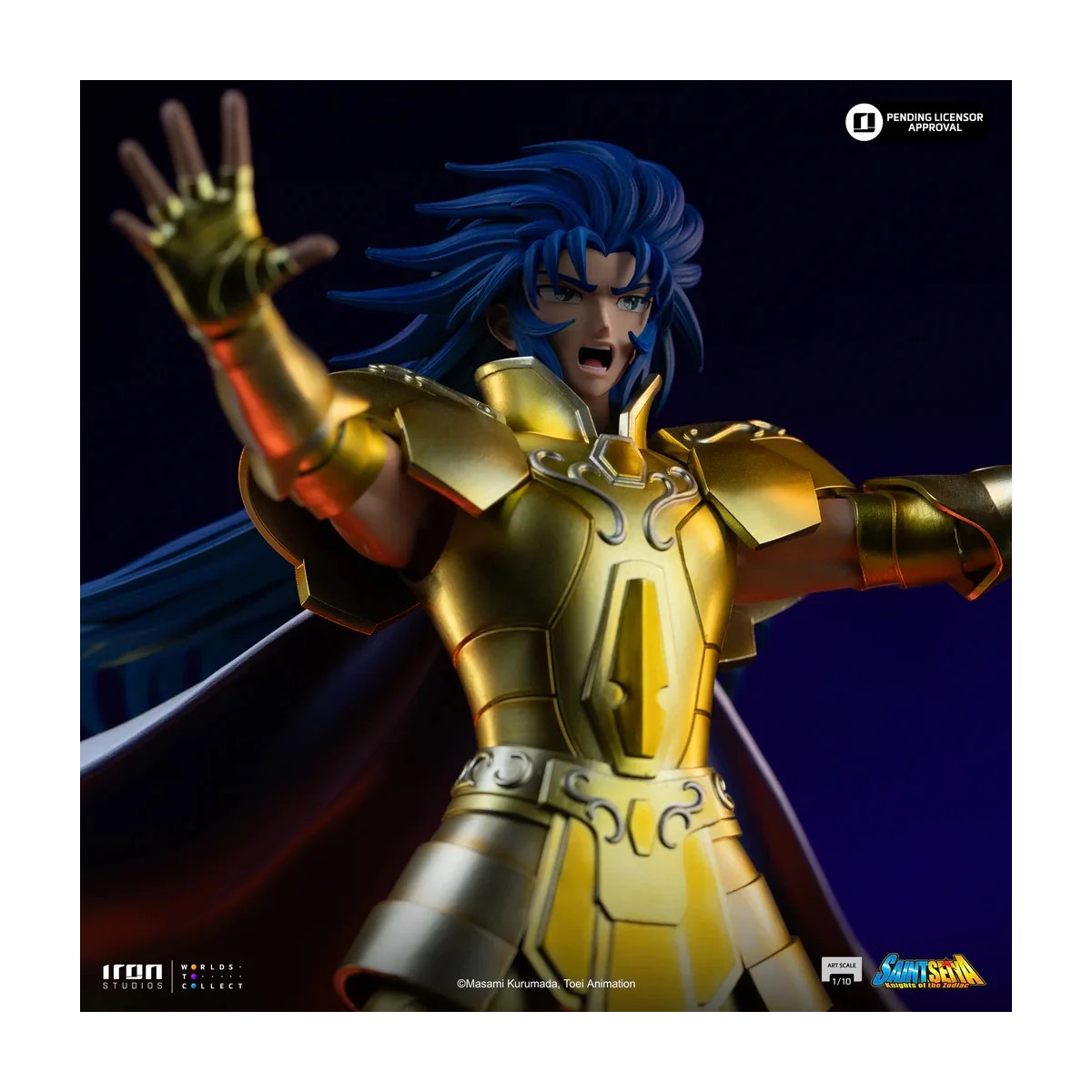 Iron Studios - Saint Seiya - Gemini Saga Art Scale 1/10 - Cavalieri dello Zodiaco