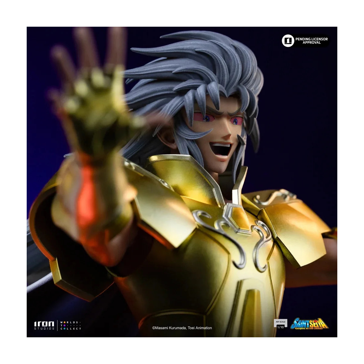 Iron Studios - Saint Seiya - Gemini Saga Art Scale 1/10 - Cavalieri dello Zodiaco