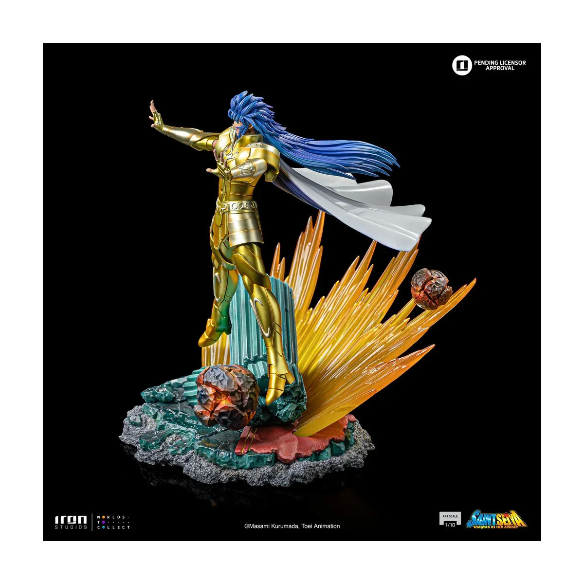 Iron Studios - Saint Seiya - Gemini Saga Art Scale 1/10 - Cavalieri dello Zodiaco