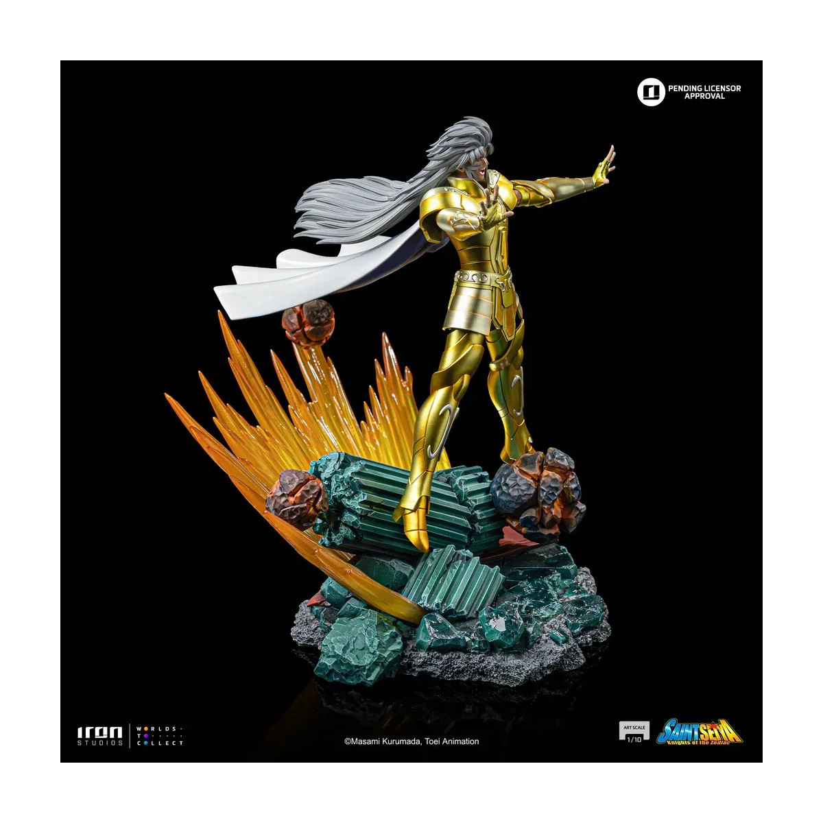 Iron Studios - Saint Seiya - Gemini Saga Art Scale 1/10 - Cavalieri dello Zodiaco
