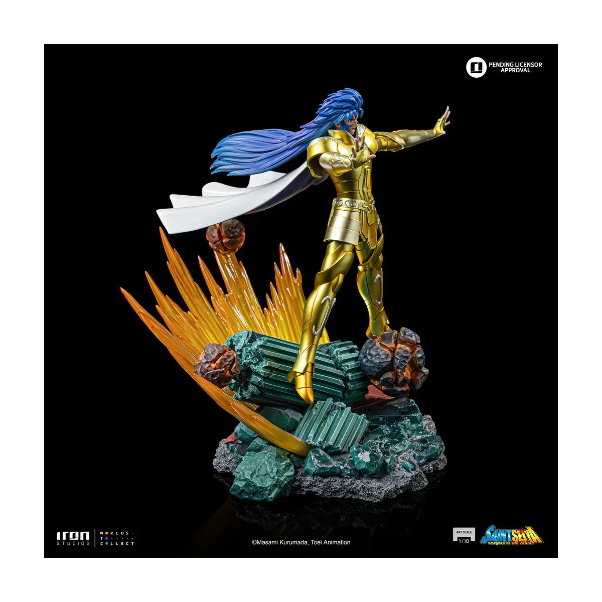 Iron Studios - Saint Seiya - Gemini Saga Art Scale 1/10 - Cavalieri dello Zodiaco