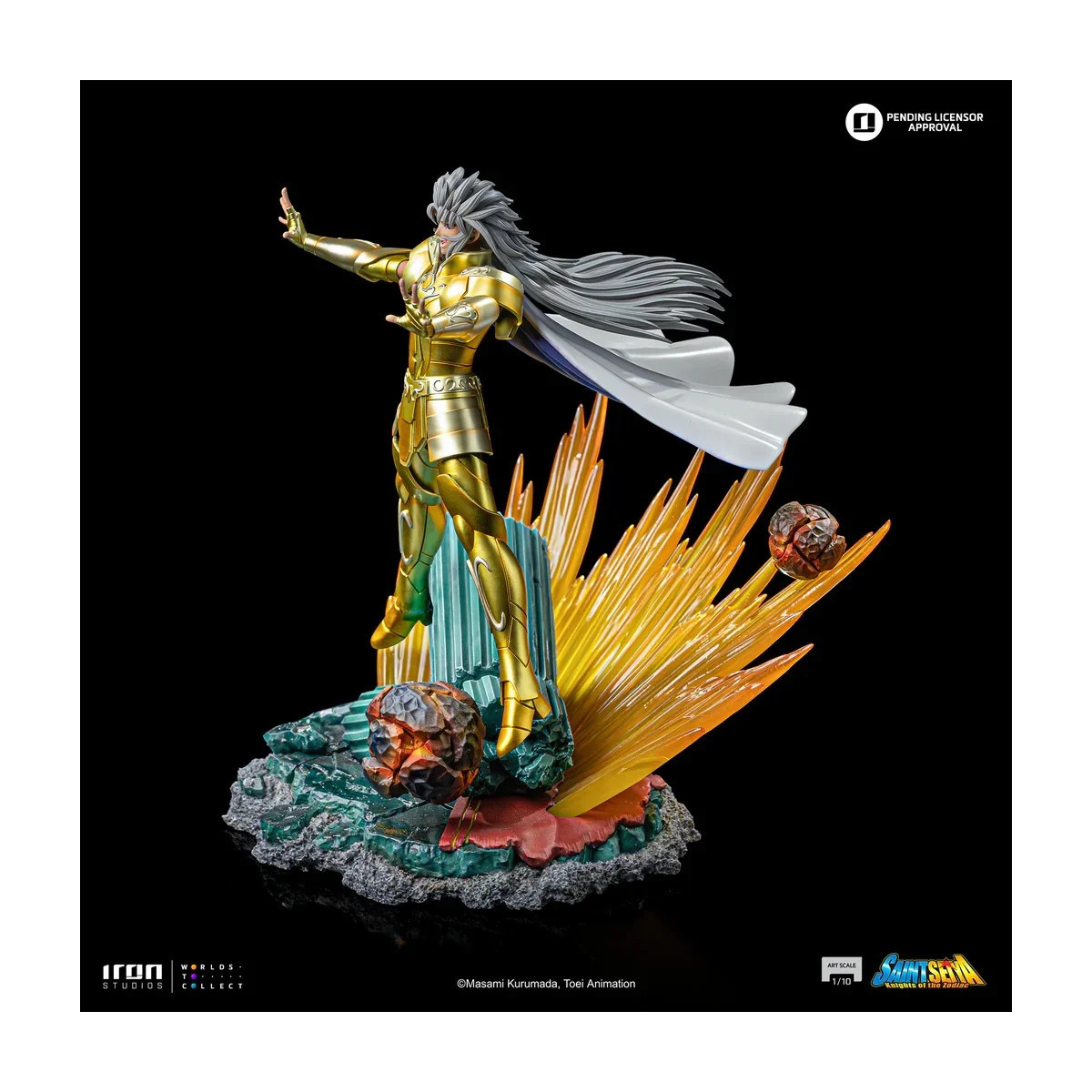 Iron Studios - Saint Seiya - Gemini Saga Art Scale 1/10 - Cavalieri dello Zodiaco