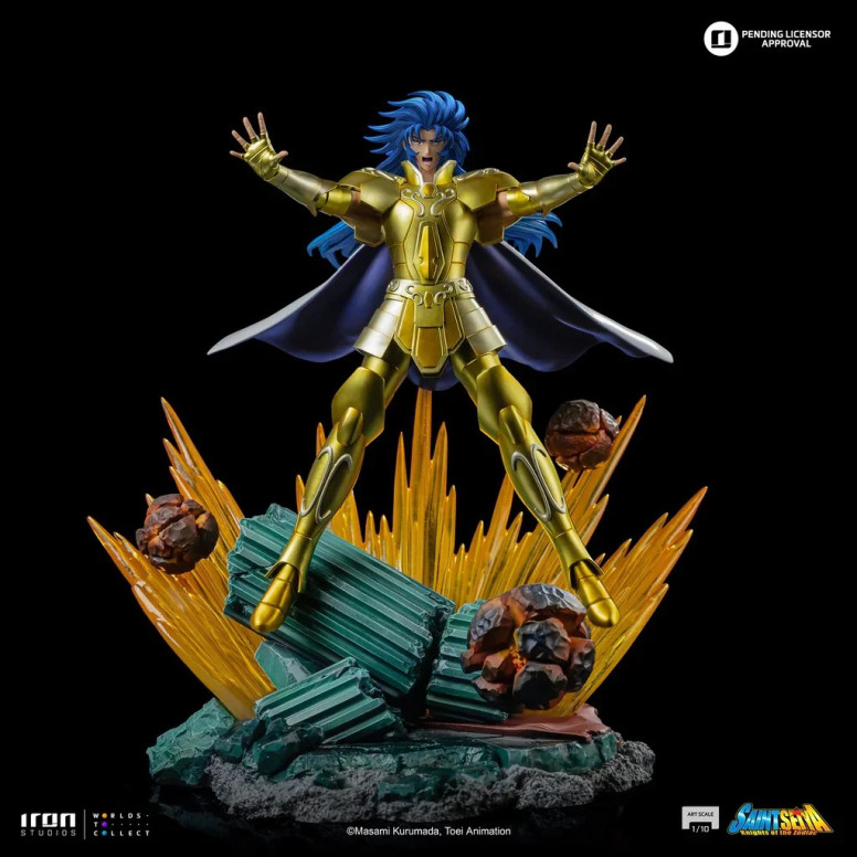 Iron Studios - Saint Seiya - Gemini Saga Art Scale 1/10 - Cavalieri dello Zodiaco