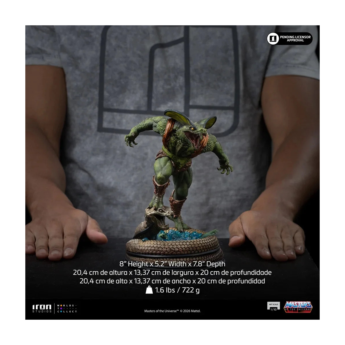 Iron Studios - Kobra Khan Art Scale 1/10 - Masters of the Universe - Masters of the Universe