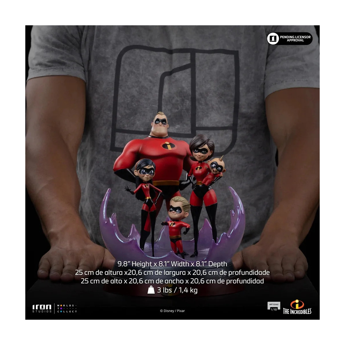 Iron Studios - Disney Pixar - Gli Incredibili Art Scale 1/10