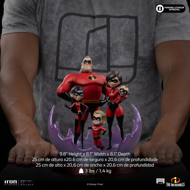 Iron Studios - Disney Pixar - Gli Incredibili Art Scale 1/10