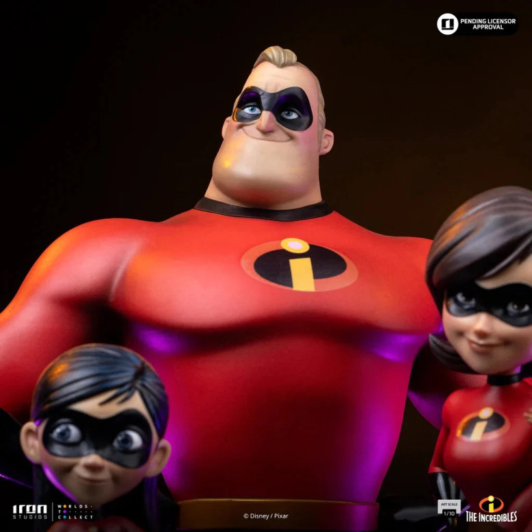 Iron Studios - Disney Pixar - Gli Incredibili Art Scale 1/10