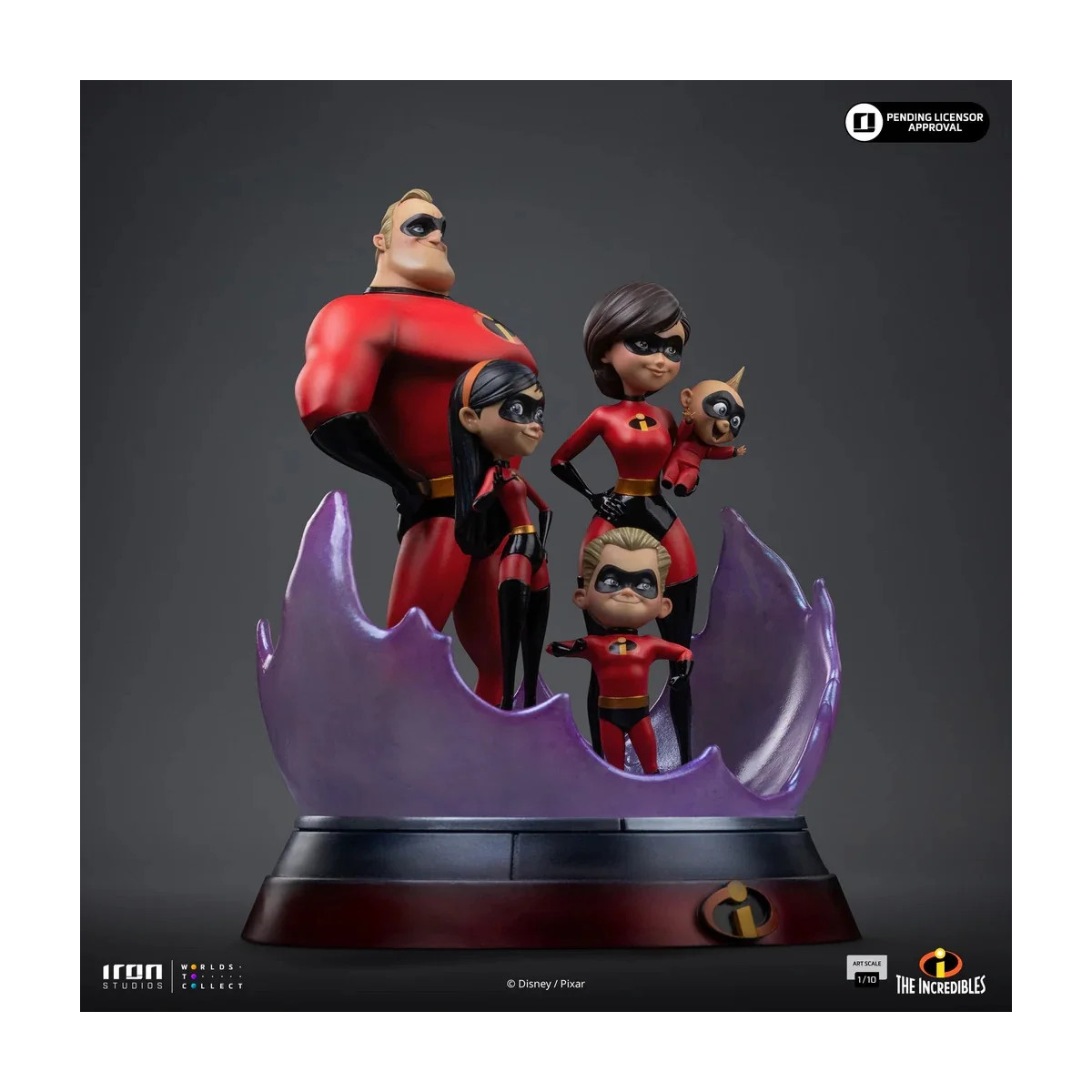 Iron Studios - Disney Pixar - Gli Incredibili Art Scale 1/10