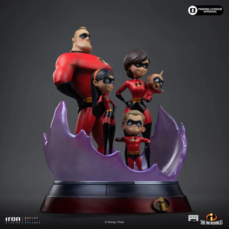 Iron Studios - Disney Pixar - Gli Incredibili Art Scale 1/10