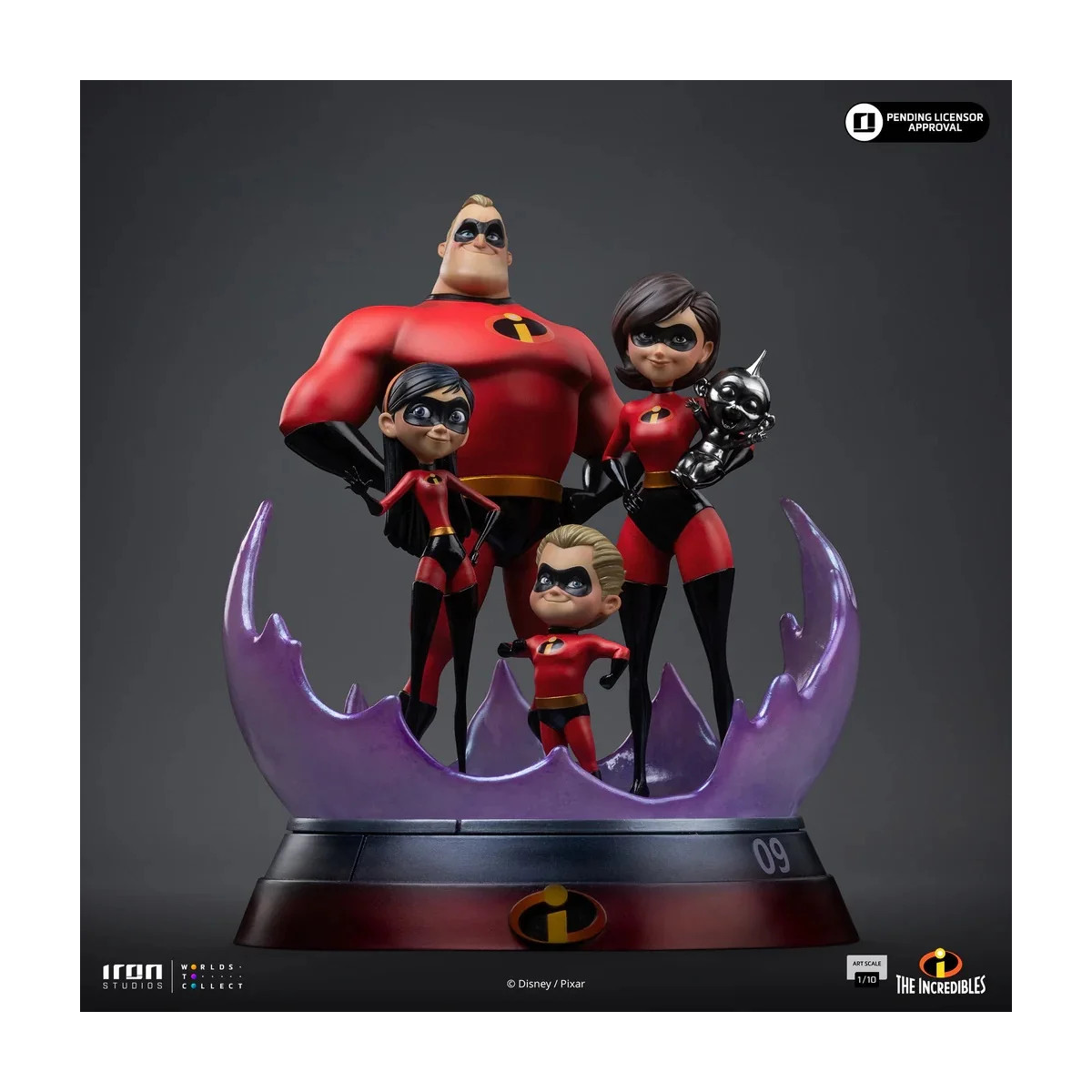Iron Studios - Disney Pixar - Gli Incredibili Art Scale 1/10