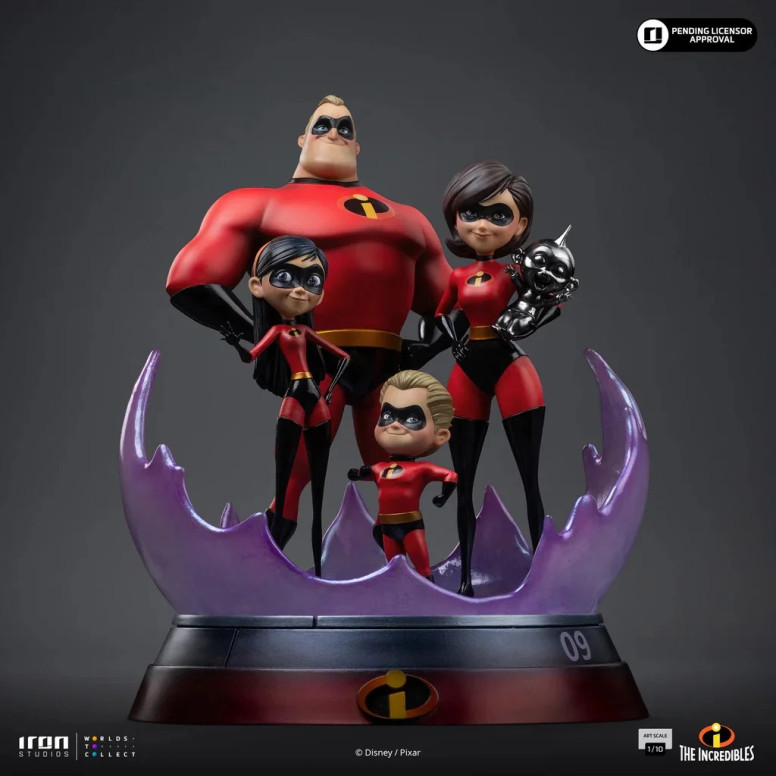 Iron Studios - Disney Pixar - Gli Incredibili Art Scale 1/10
