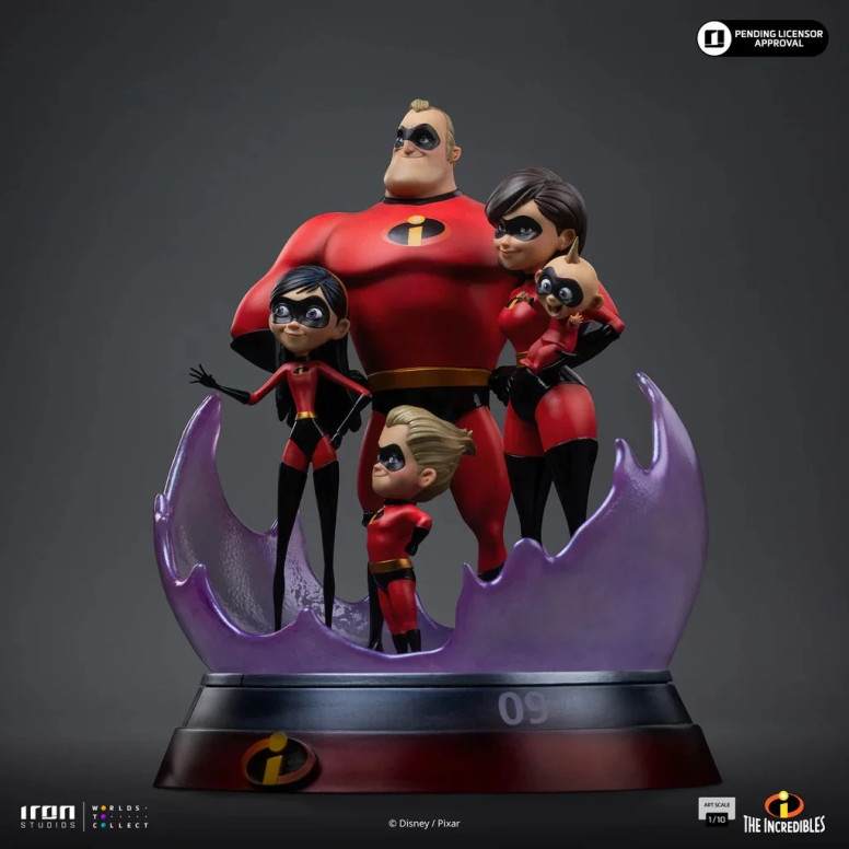 Iron Studios - Disney Pixar - Gli Incredibili Art Scale 1/10