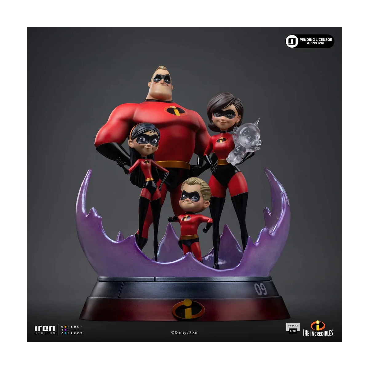 Iron Studios - Disney Pixar - Gli Incredibili Art Scale 1/10