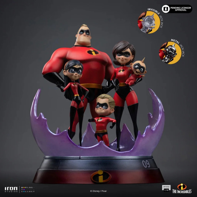 Iron Studios - Disney Pixar - Gli Incredibili Art Scale 1/10