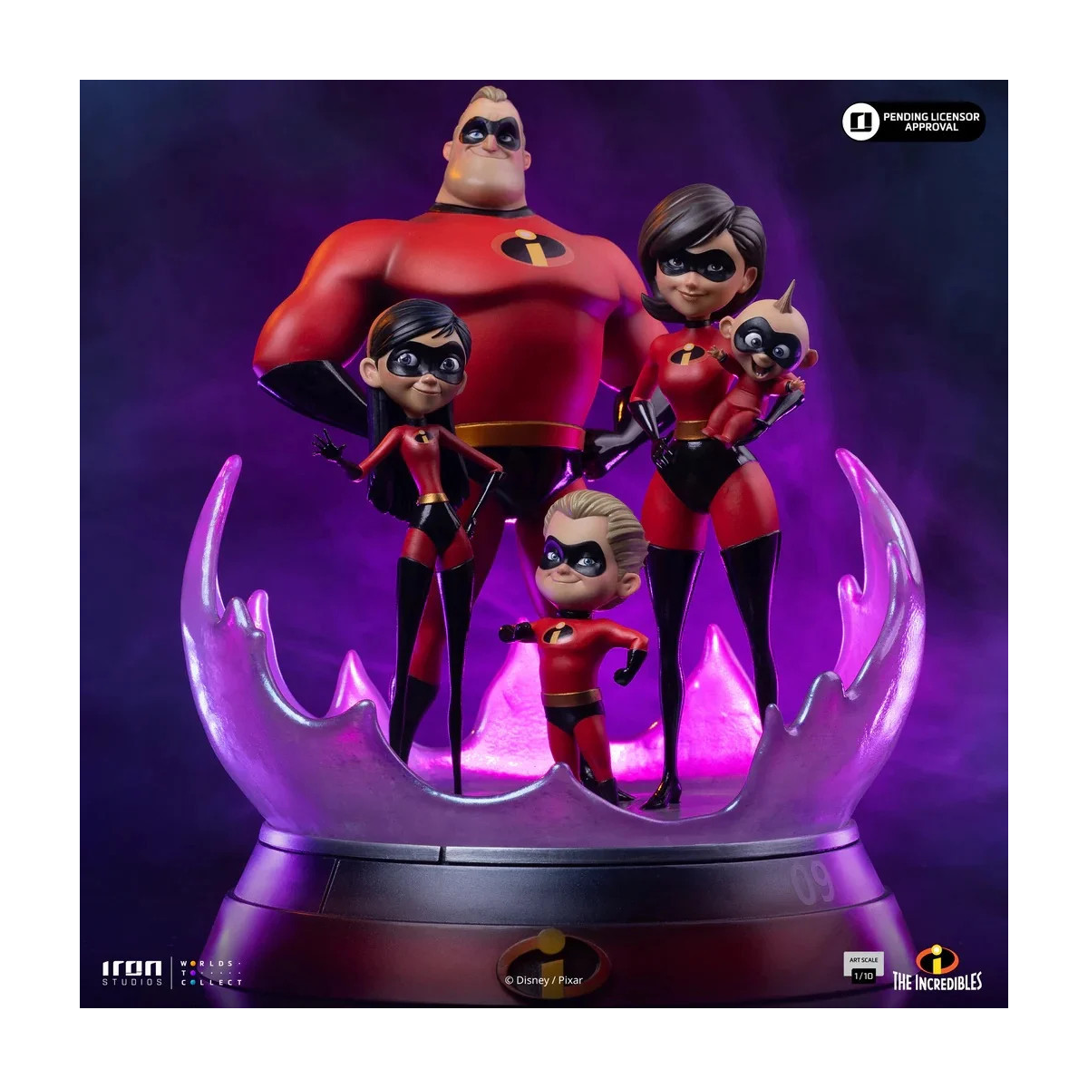 Iron Studios - Disney Pixar - Gli Incredibili Art Scale 1/10