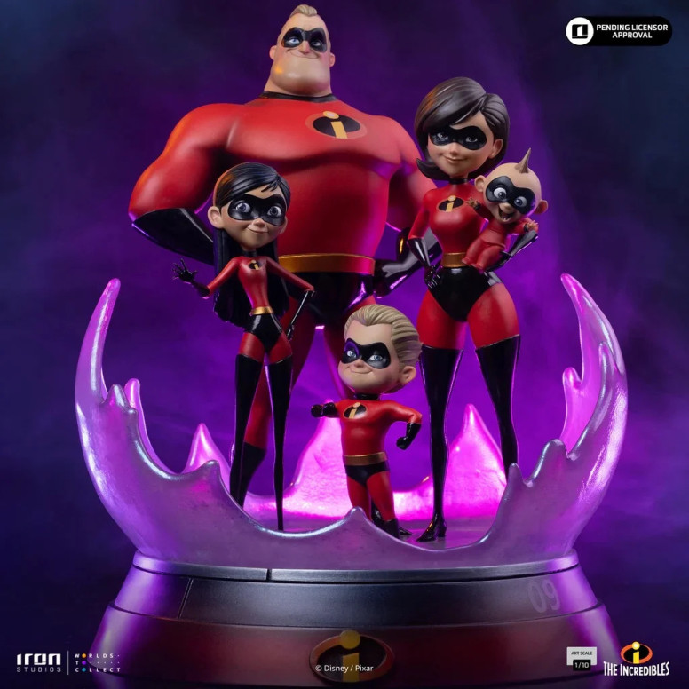 Iron Studios - Disney Pixar - Gli Incredibili Art Scale 1/10