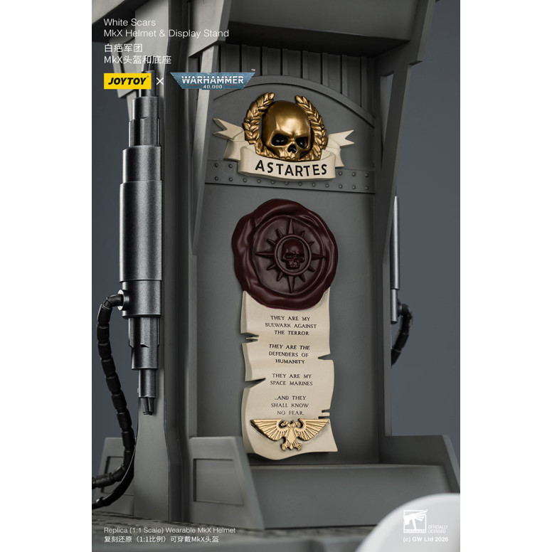 JoyToy - Casco e espositore MkX Cicatrici Bianche 1/1