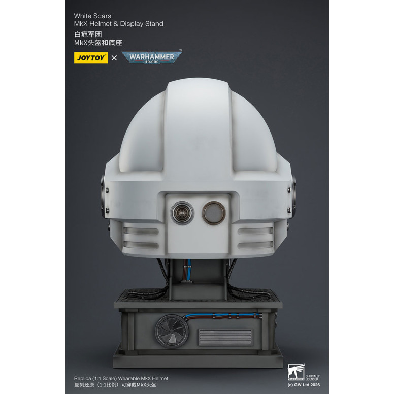 JoyToy - Casco e espositore MkX Cicatrici Bianche 1/1