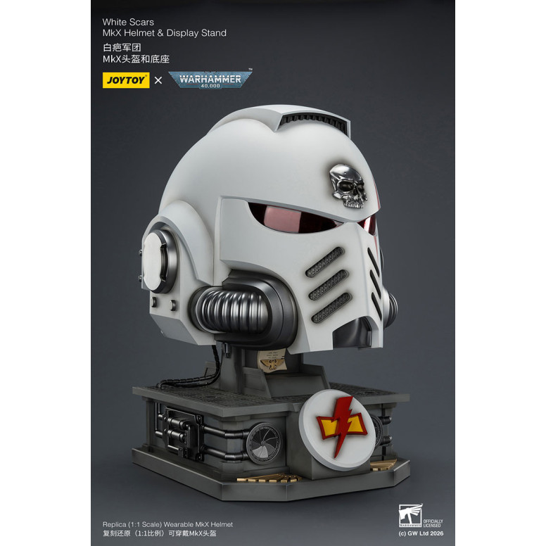 JoyToy - Casco e espositore MkX Cicatrici Bianche 1/1