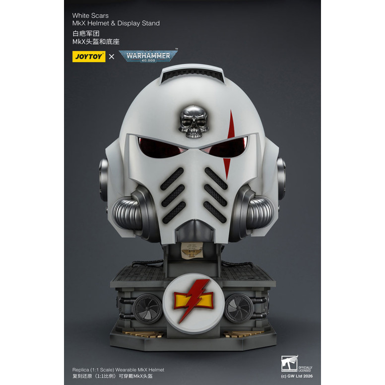JoyToy - Casco e espositore MkX Cicatrici Bianche 1/1
