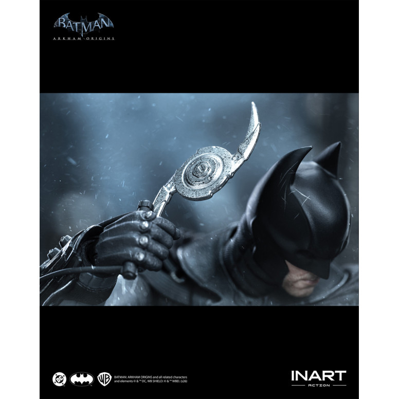 INART - Batman (versione danneggiata dalla battaglia) - Batman: Arkham Origins Figura in scala 1/12