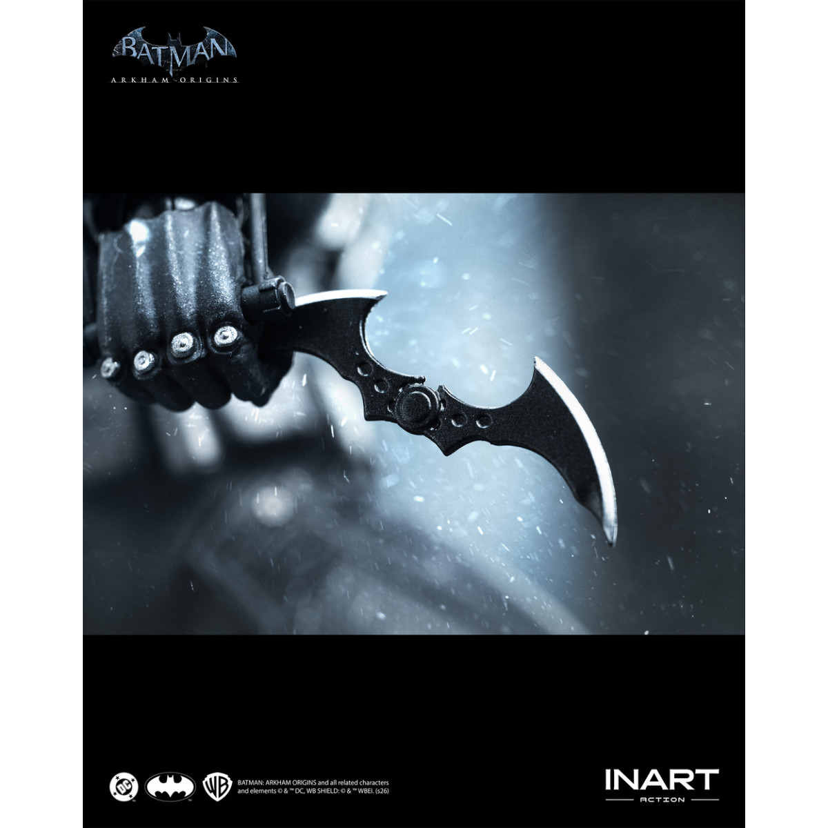 INART - Batman (versione danneggiata dalla battaglia) - Batman: Arkham Origins Figura in scala 1/12