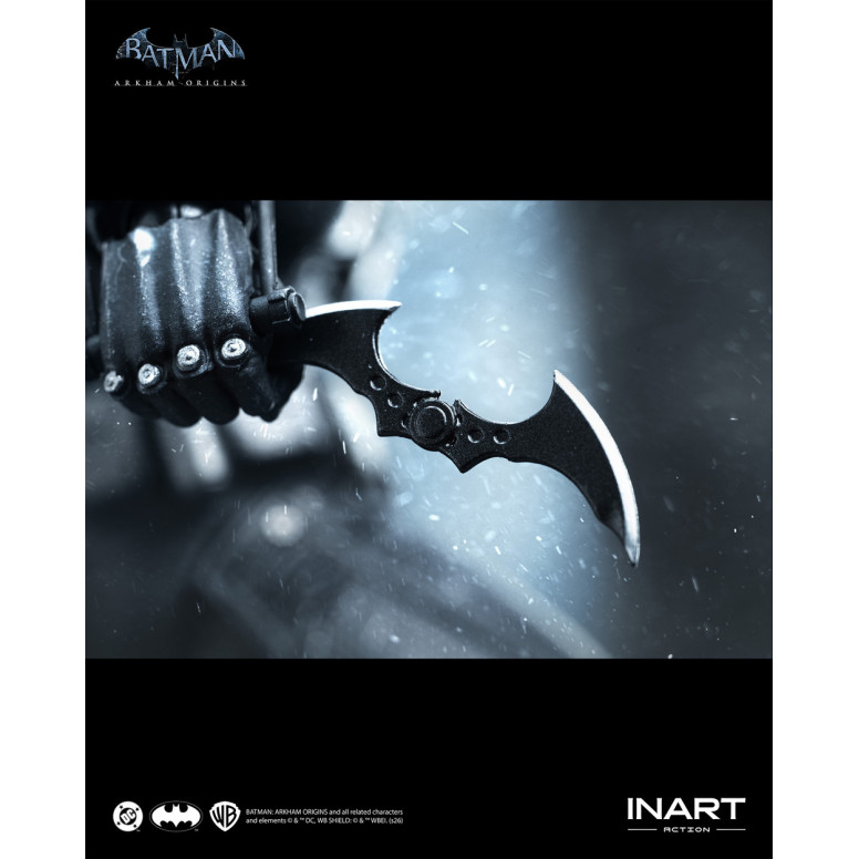 INART - Batman (versione danneggiata dalla battaglia) - Batman: Arkham Origins Figura in scala 1/12