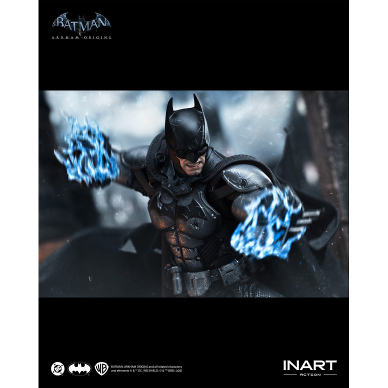 INART - Batman (versione danneggiata dalla battaglia) - Batman: Arkham Origins Figura in scala 1/12