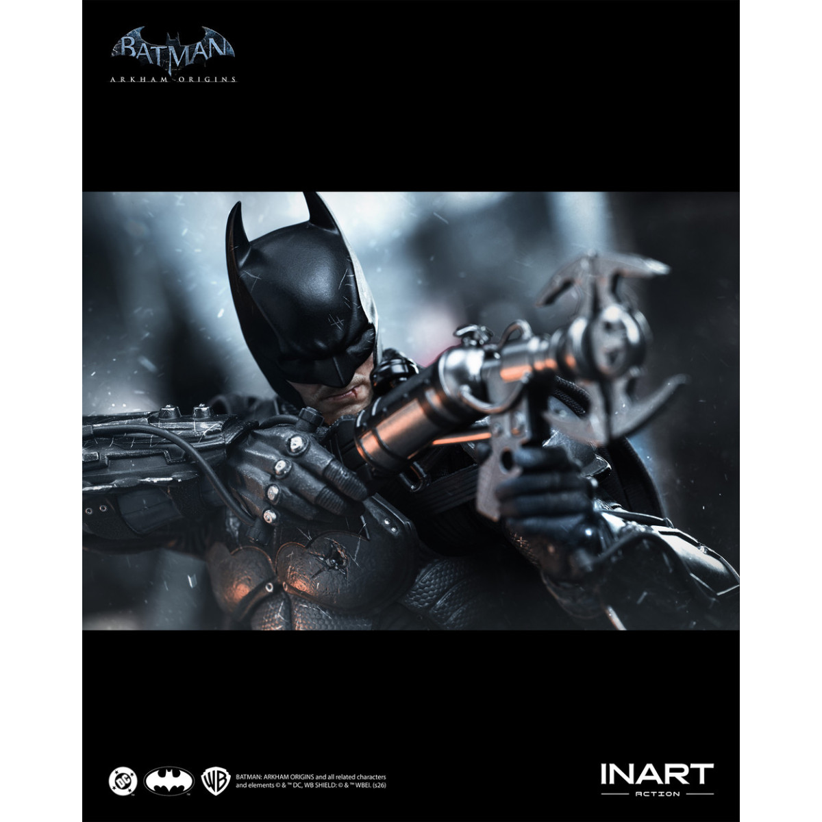 INART - Batman (versione danneggiata dalla battaglia) - Batman: Arkham Origins Figura in scala 1/12