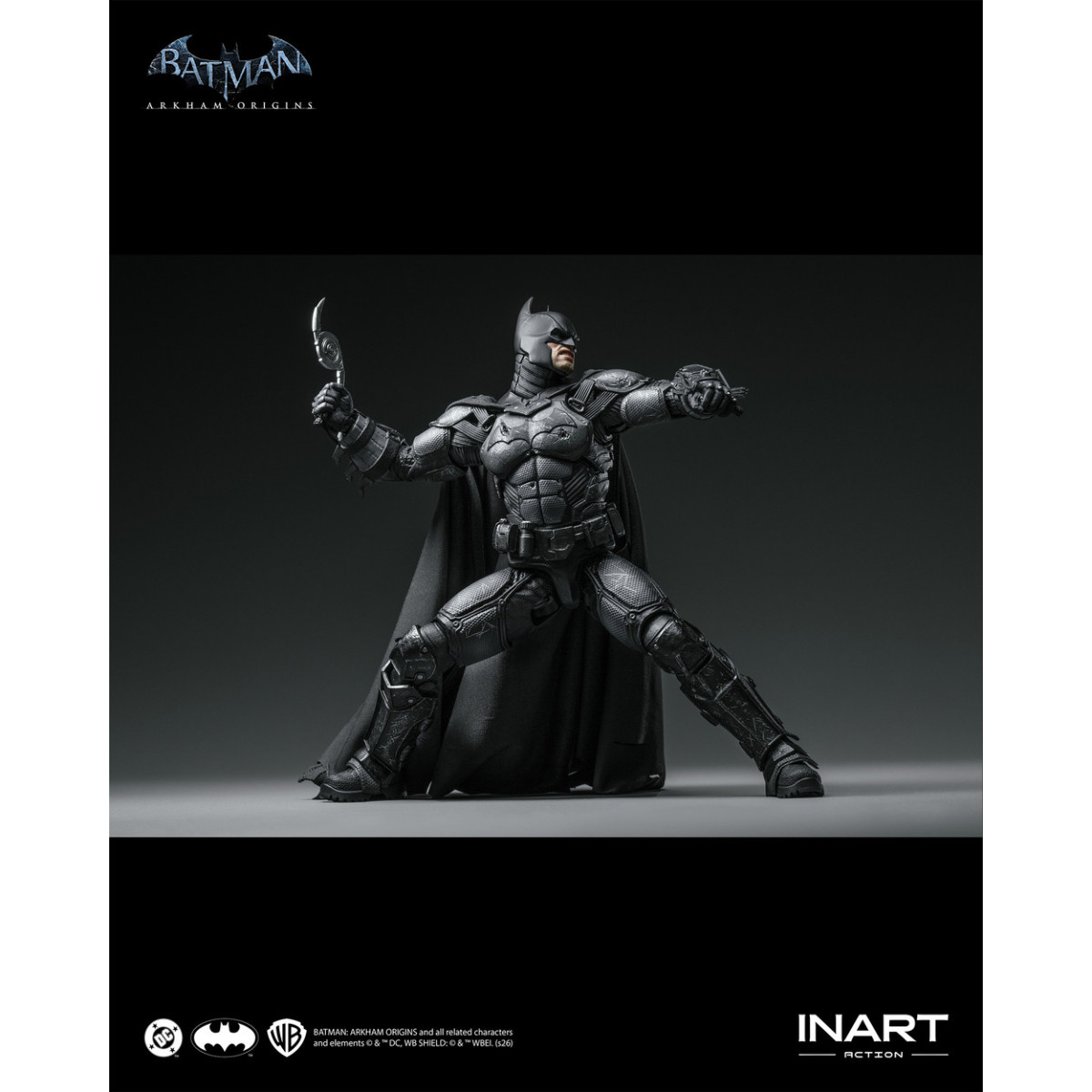 INART - Batman (versione danneggiata dalla battaglia) - Batman: Arkham Origins Figura in scala 1/12