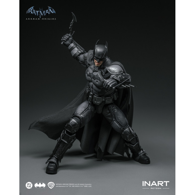 INART - Batman (versione danneggiata dalla battaglia) - Batman: Arkham Origins Figura in scala 1/12