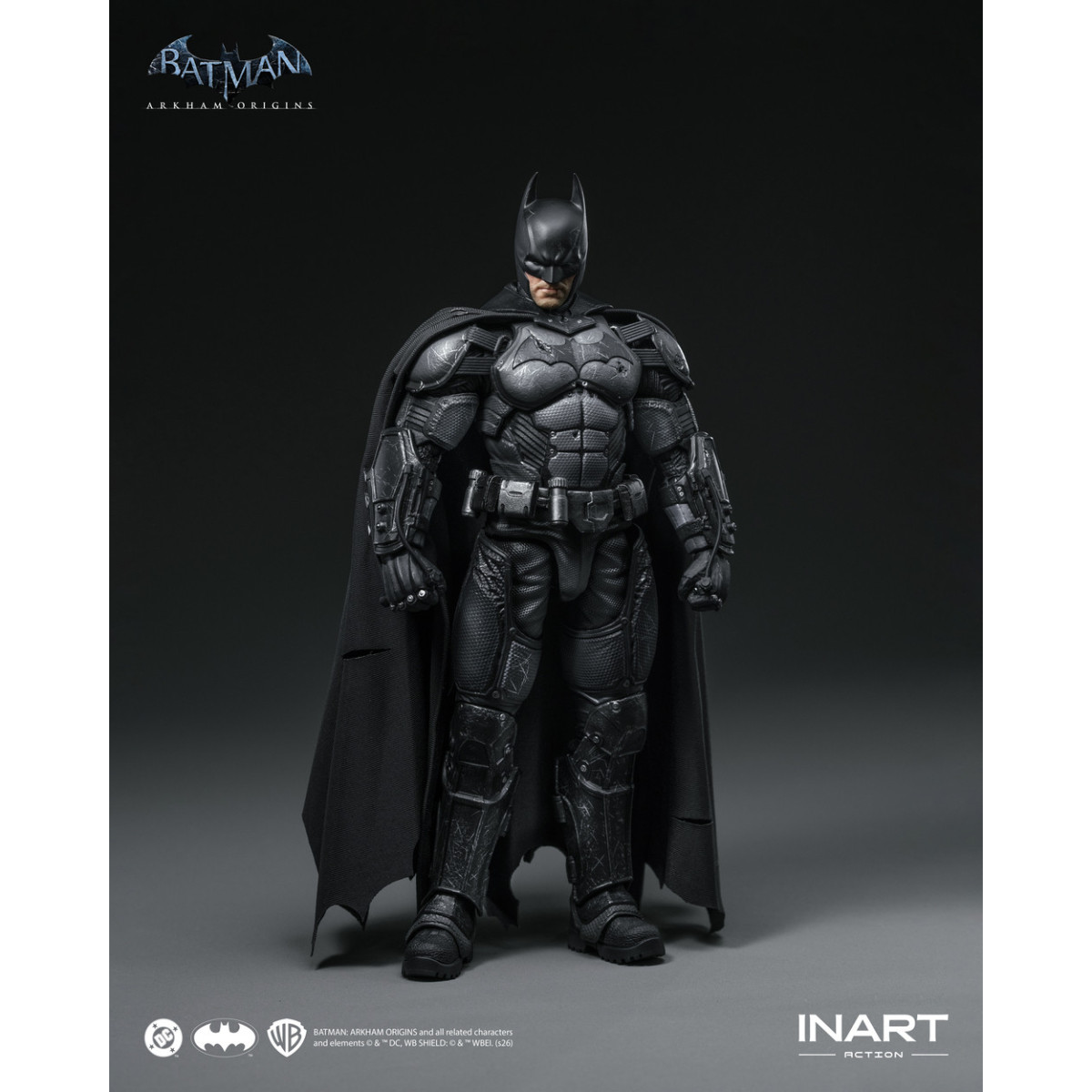 INART - Batman (versione danneggiata dalla battaglia) - Batman: Arkham Origins Figura in scala 1/12