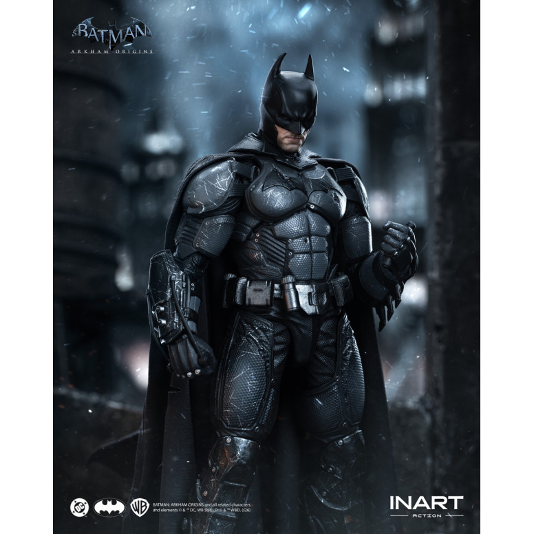 INART - Batman (versione danneggiata dalla battaglia) - Batman: Arkham Origins Figura in scala 1/12